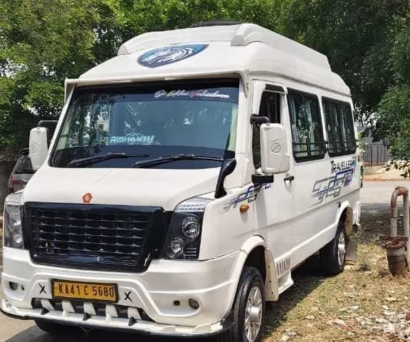 Sushi Travels rental vehicle - 12 Seater Tempo Traveller