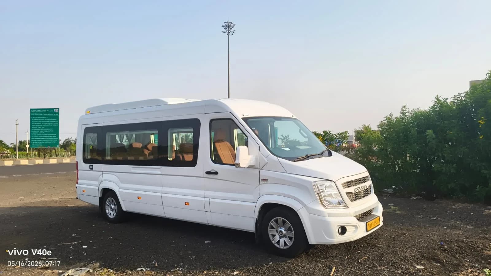 Sushi Travels rental vehicle - Urbania 12 Seater Maharaja