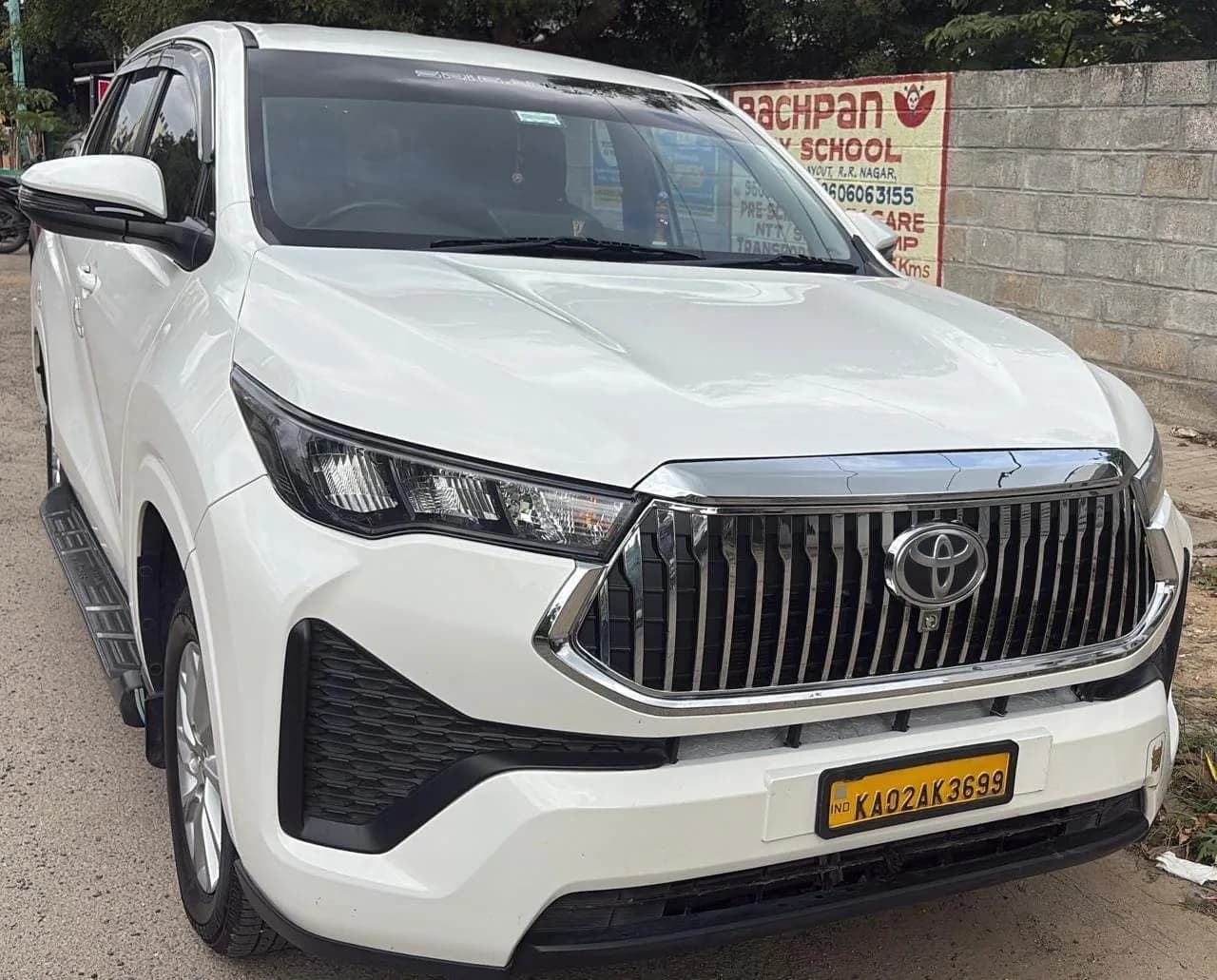Sushi Travels rental vehicle - Toyota Innova Hycross